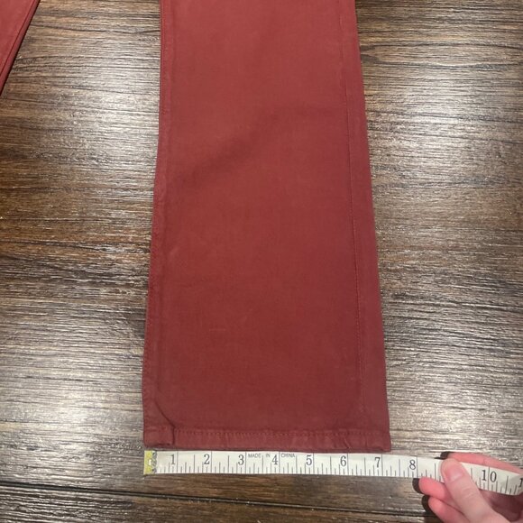 NWOT AG Adriano Goldschmied Men's 32x32 Graduate SUD Tailored Leg Pant Red - Picture 8 of 8